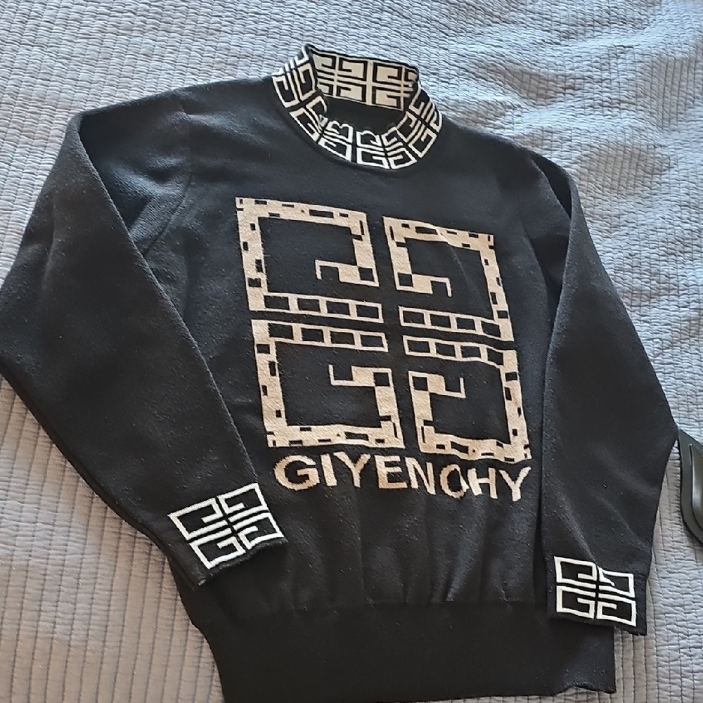 Sweater Black And Tan